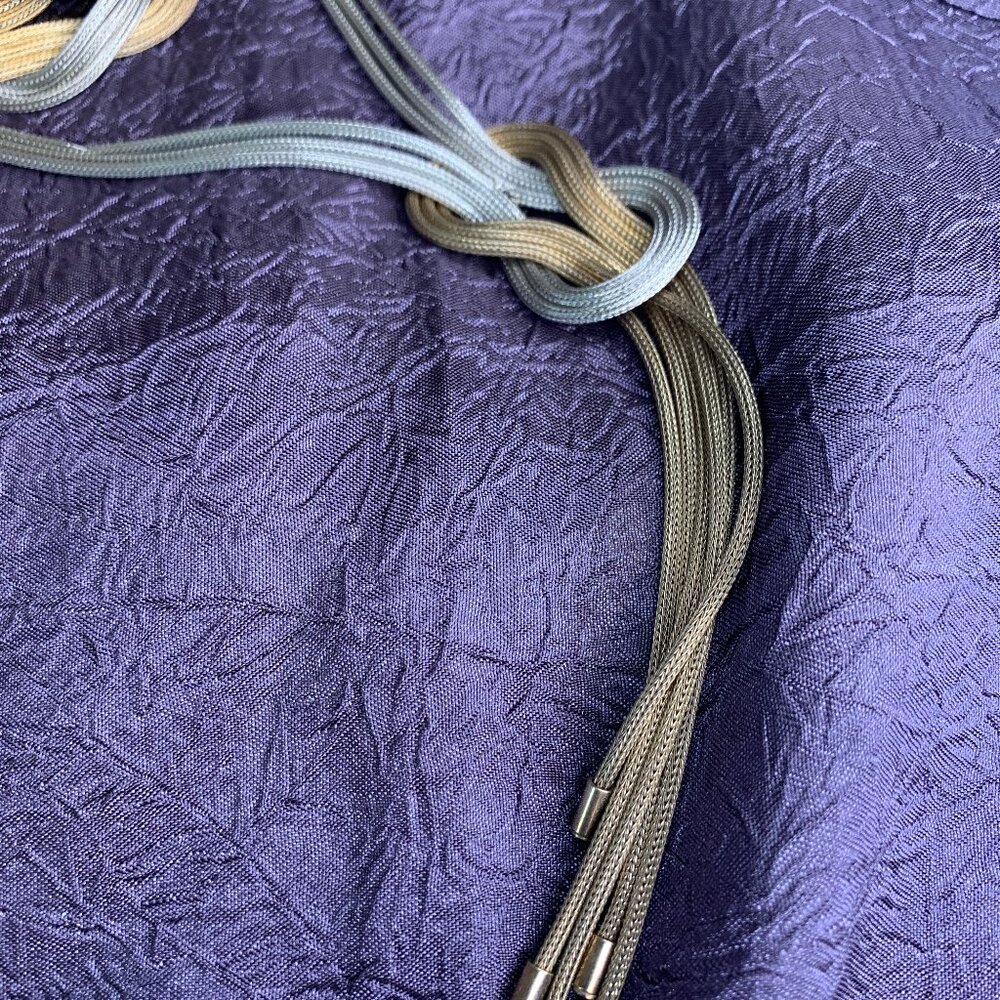 Unique Vintage Bracelet and Necklace Set in Two Tone Sterling Silver - Picture 2 of 14
